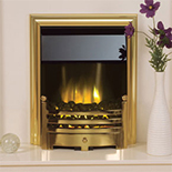 Regan 2 brass electric fire berkshire