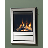 Ravel 400 HE 4 Sided Nickel Chrome gas fire berkshire