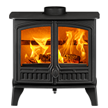 Herald 5 Eco Slimline Double Door solid fuel stove Berkshire