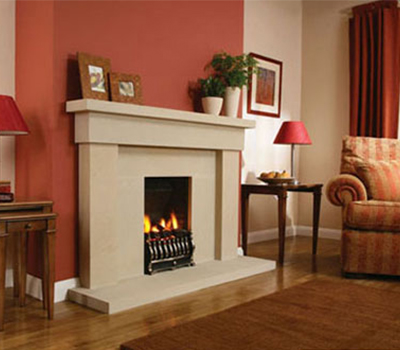 Stone fireplace installation Berkshire