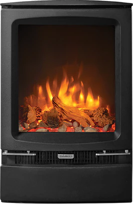 Gazco Vogue Midi Electric with Log & Pebble Fuel Effects