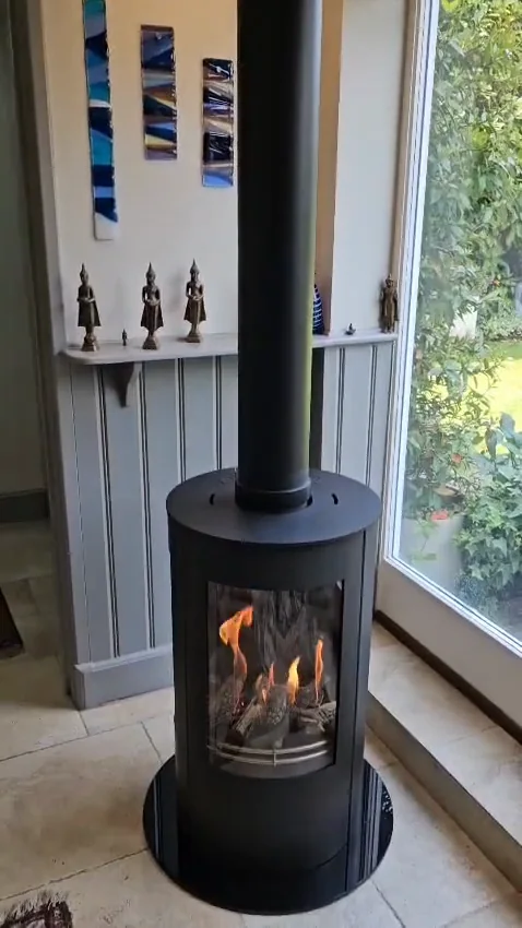 A stove with a view