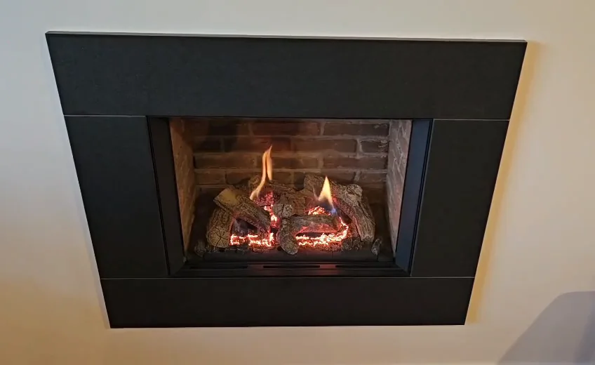Framed by the flames
